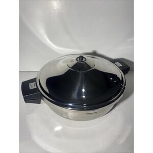 Kuhn Rikon Duromatic Swiss Braising Pressure Cooker 5L/Qt Stainless Steel 12”